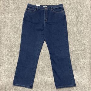 New Lee Relaxed Fit At The Waist Straight Leg Jeans Women's 18S Dark Blue‎ Denim